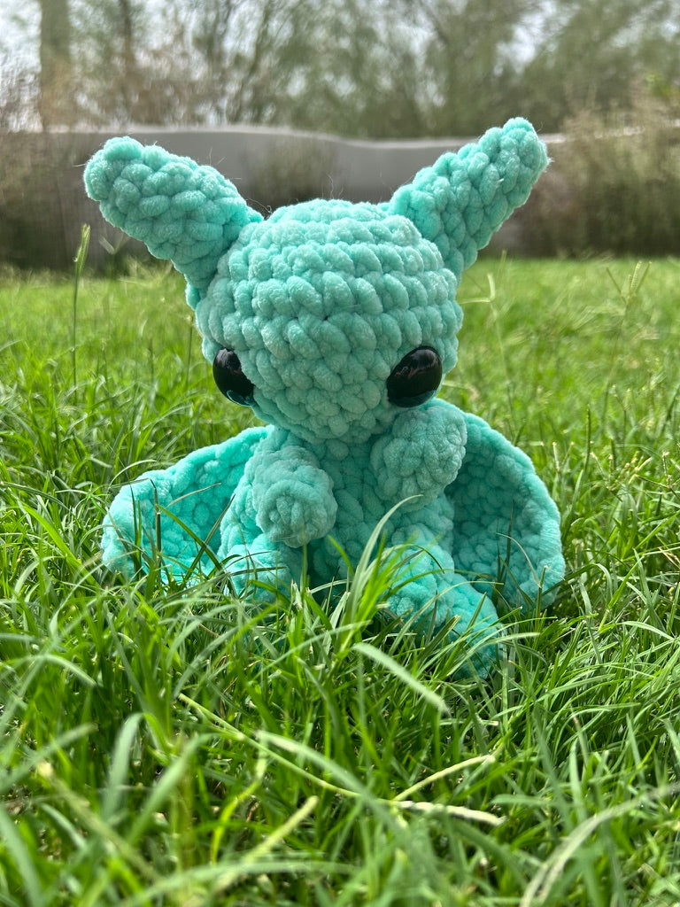 Teal Moth Snuggler