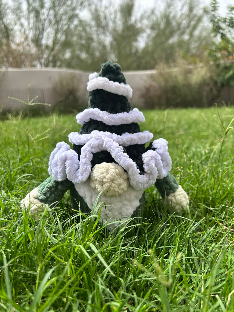 Green Christmas Tree Gnome