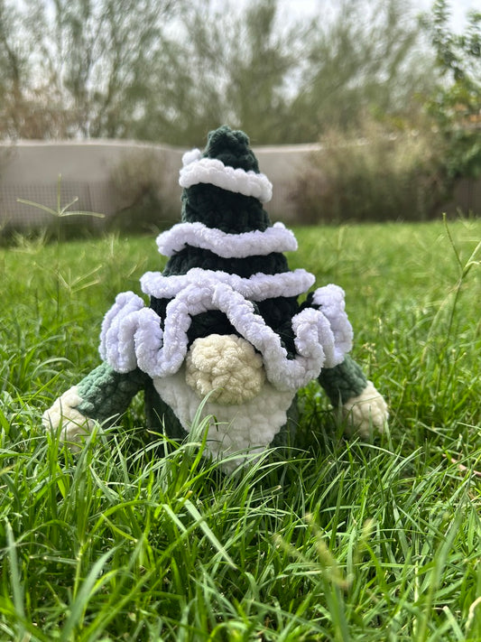 Green Christmas Tree Gnome
