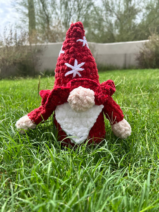 Giant Red Christmas Gnome