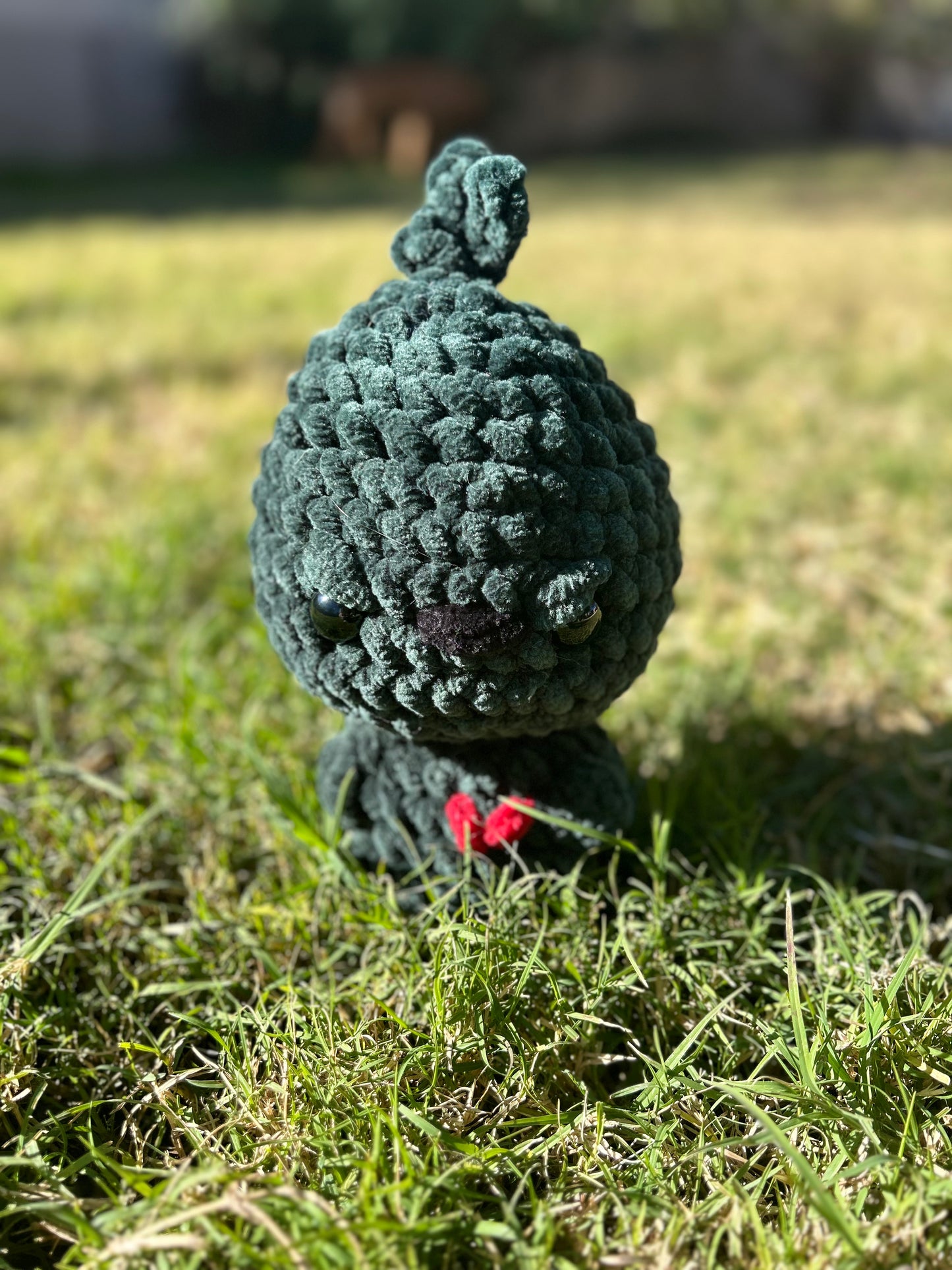Angry green man